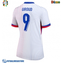 Fotballdrakt Dame Frankrike Olivier Giroud #9 Bortedrakt EM 2024 Kortermet